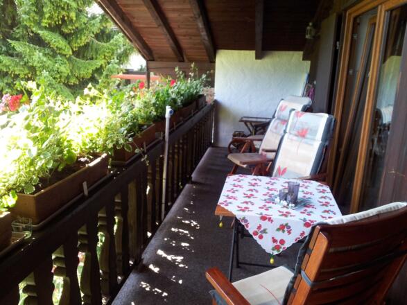 Ferienwohnung Haulle Kreuth am Tegernsee Balkon