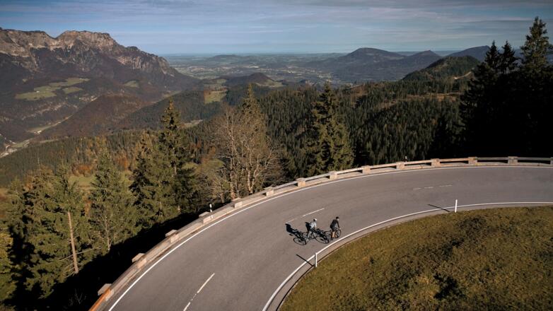 Rennradfahren auf der Rossfeld Panoramastraße