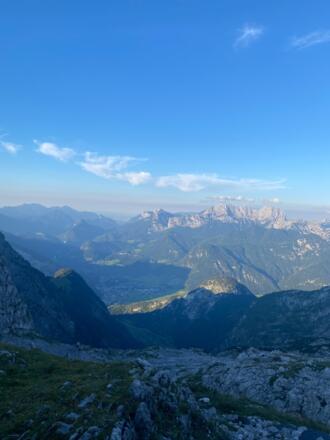 Aussicht auf die Reiter Steinberge