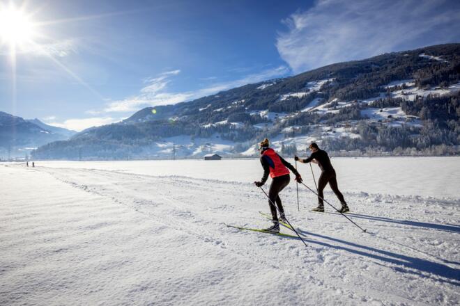 Langlaufen Loipe Stumm im Zillertal