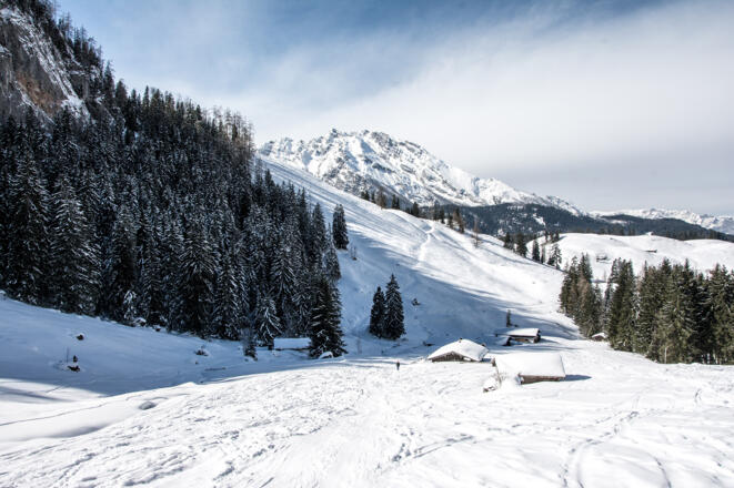 Winter auf der Königsbachalm
