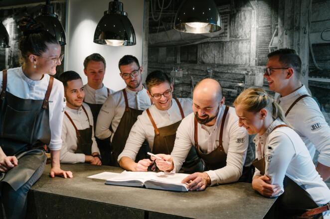 Traunkrebse im Restaurant Bootshaus