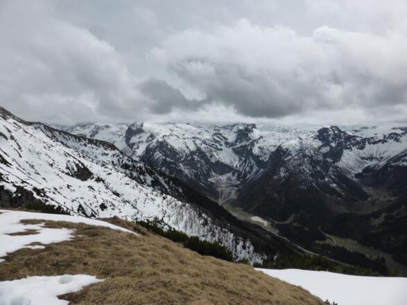 Tiefblick ins Flachautal