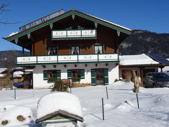 Unser Haus im Winter