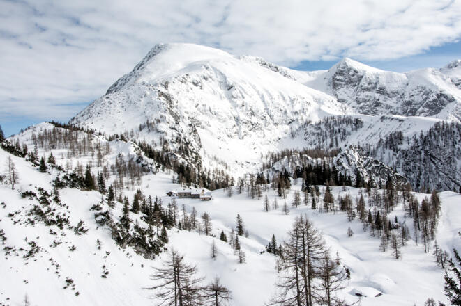 Blick hinüber zum Schneibstein