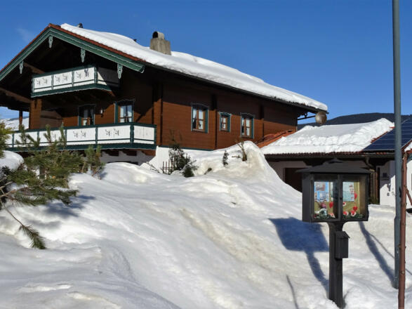 Unser Haus im Winter