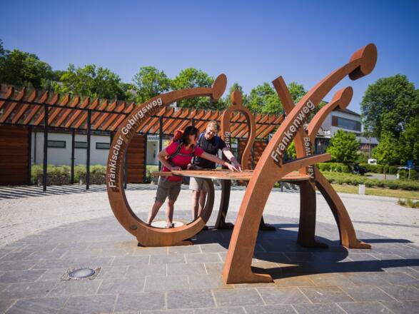 Am deutschen Wanderdrehkreuz