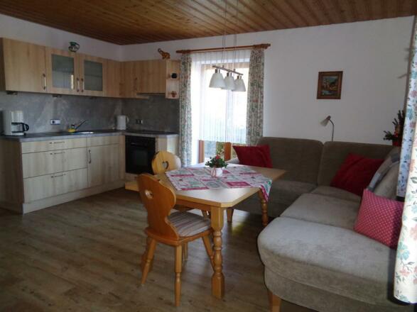 Neue Wohnküche der Edelweißwohnung