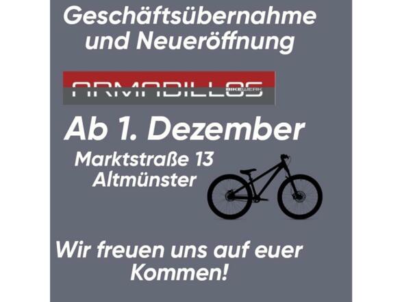 Armadillos bikes Neuübernahme & Eröffnung