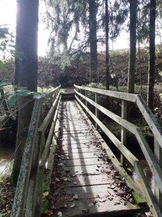 Brücke über die Feldaist