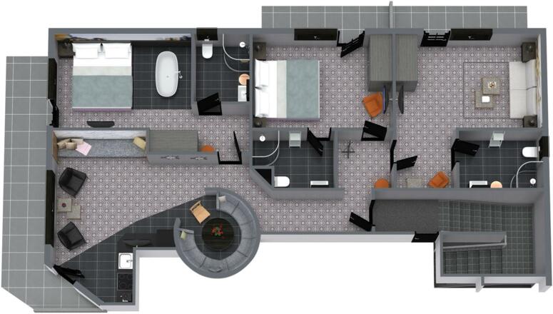 Layout - Top2 Penthouse