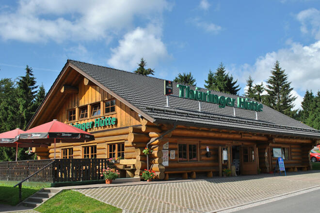Thüringer Hütte am Grenzadler bei Oberhof