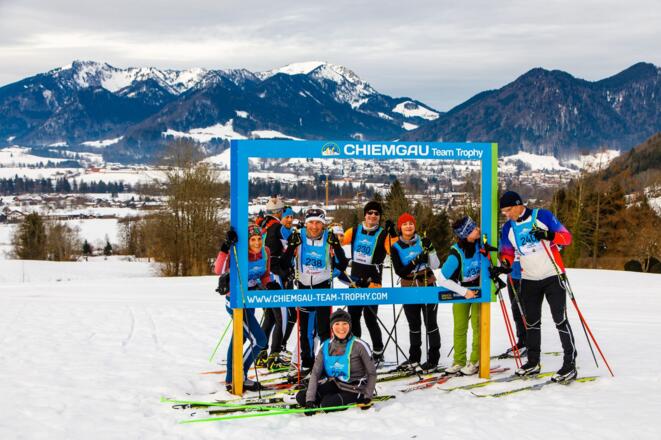 Teilnehmer der CTT vor der Abfahrt nach Ruhpolding