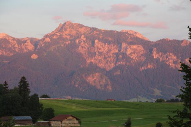 glühender Tegelberg