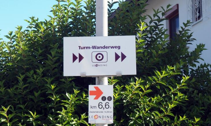 Tafel Turmwanderweg