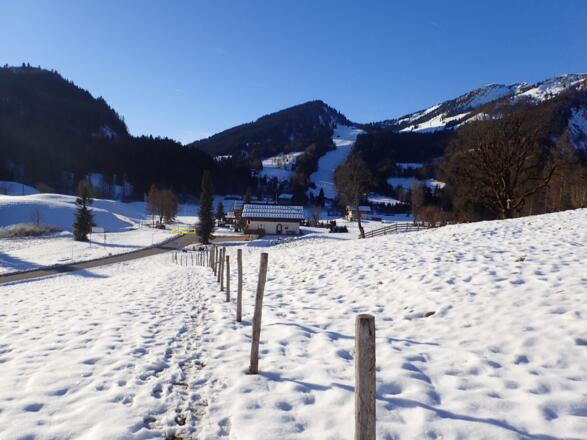 Abstieg vom P 2 zur Heutalstraße