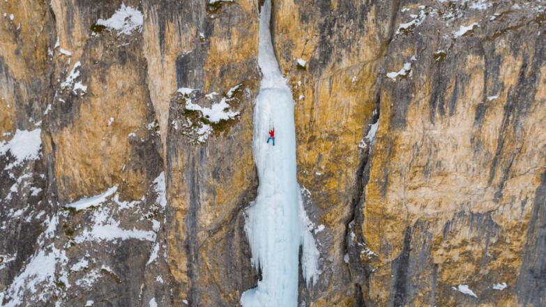Kurz unter dem Ausstieg der Kerze
