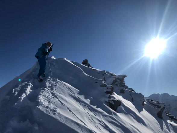 Kurz vor dem Gallwieser Mittergrat
