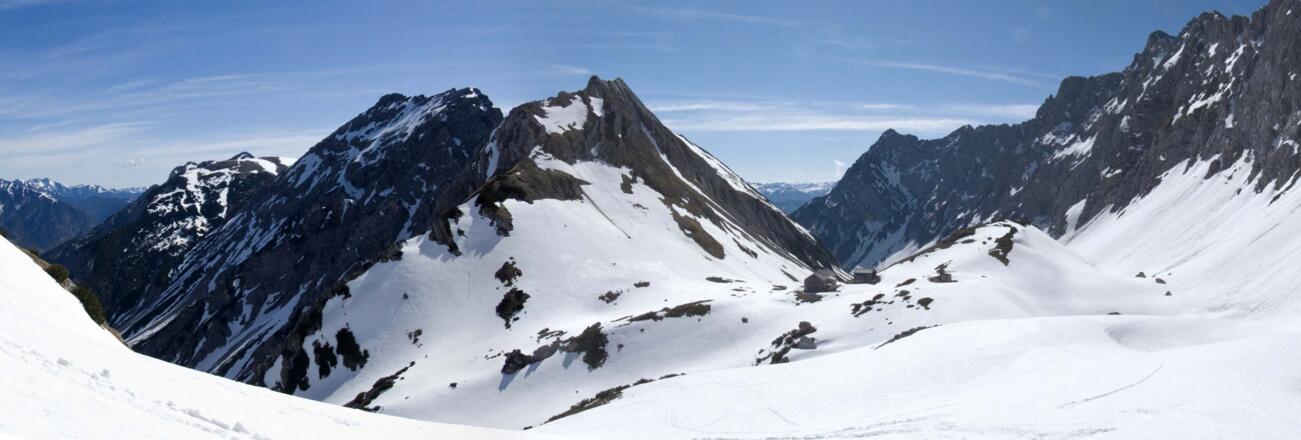 Panoramablick über das Westliche Lamsenjoch