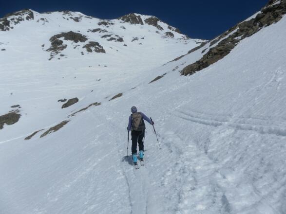 Gipfelhang hinter dem Karbecken