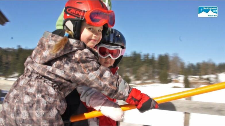 Familien Skifahren Bayern Deutschland: Skigebiet Obersalzberg in Berchtesgaden