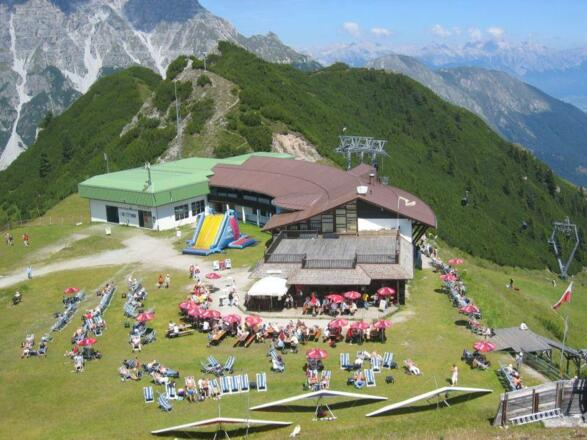 Panoramarestaurant Kreuzjoch Sommer