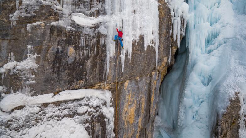 Im obersten Teil der 1. Seillänge