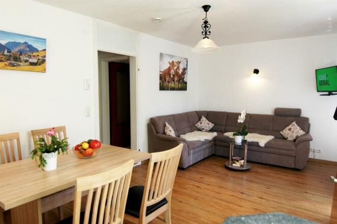Almblick Wohnzimmer