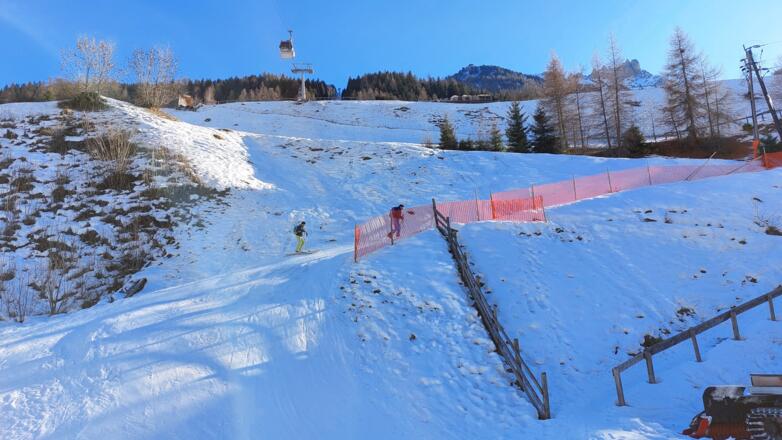 dann geht es der Talabfahrt entlang los