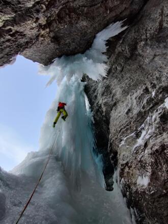 Beginn der 2. Seillänge