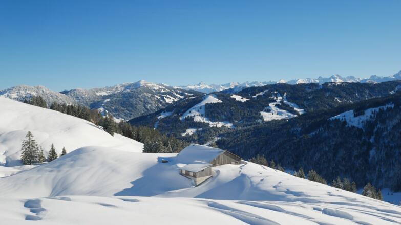 Wintertraum an der Hochleckalpe