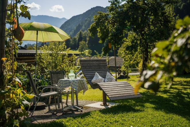 Die Seele baumeln lassen beim Blick auf die Berge