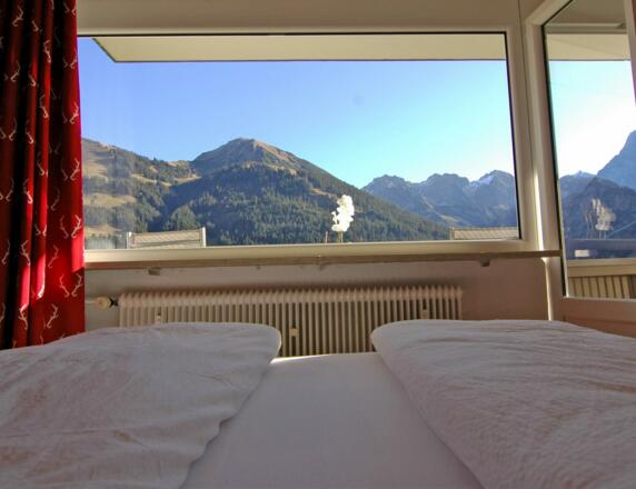 Gipfelblick Schlafzimmer Aussicht