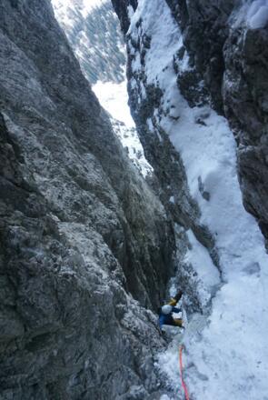 Klassische Schluchtkletterei