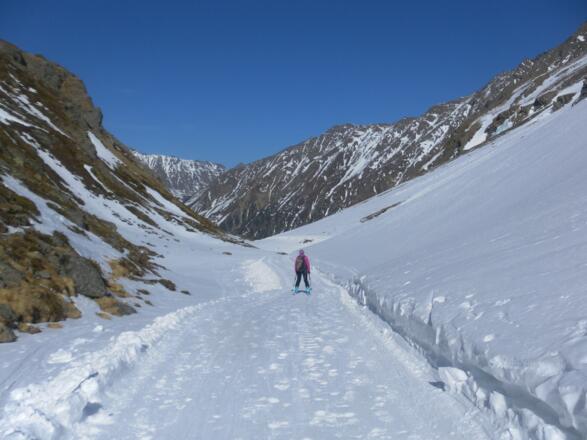 Abfahrt am Hüttenweg