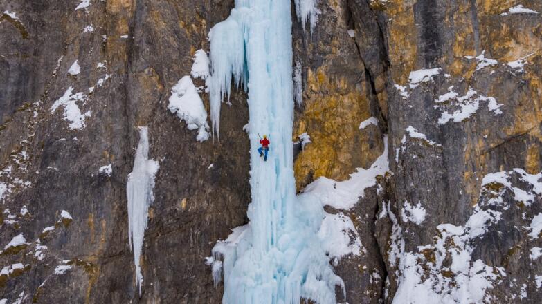 im oberen Teil der Kerze