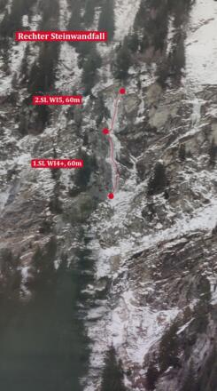 Topo Rechter Steinwandfall