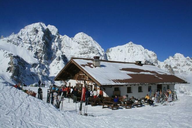 Sennjoch-Hütte Winter
