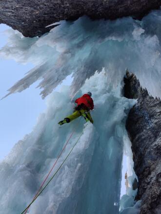 2. Seillänge von Männer ohne Nerven, Pinnistal