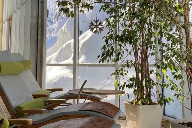 Licht Wintergarten im Winter Hotel Erlebach Kleinw