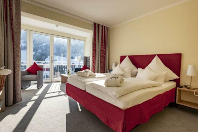 Doppelzimmer Wintergarten mit Aussicht Hotel Erleb
