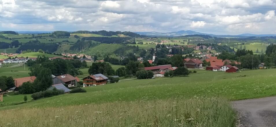 Blick auf Nesselwang