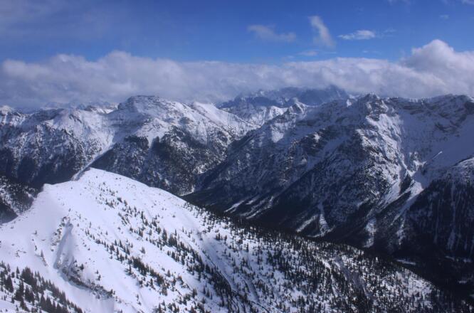 Weitalpspitz von der Hochplatte aus gesehen
