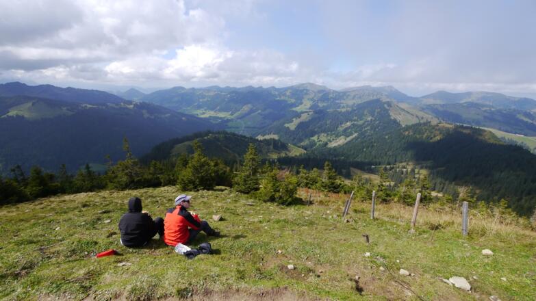 Am Gipfel des Riedbergerhorns