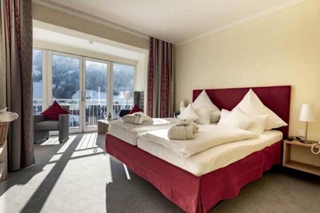 Traumhafte Aussicht im Wintergartenzimmer Hotel Er