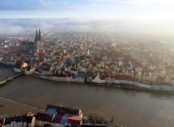 Regensburg von Oben