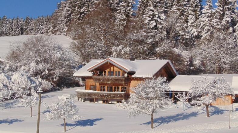 Unser Ferienhaus im Winter