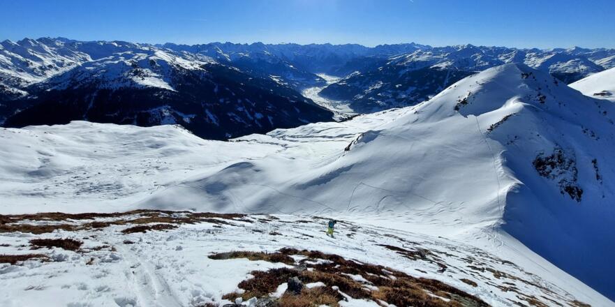 Herrlich der Blick ins Zillertal