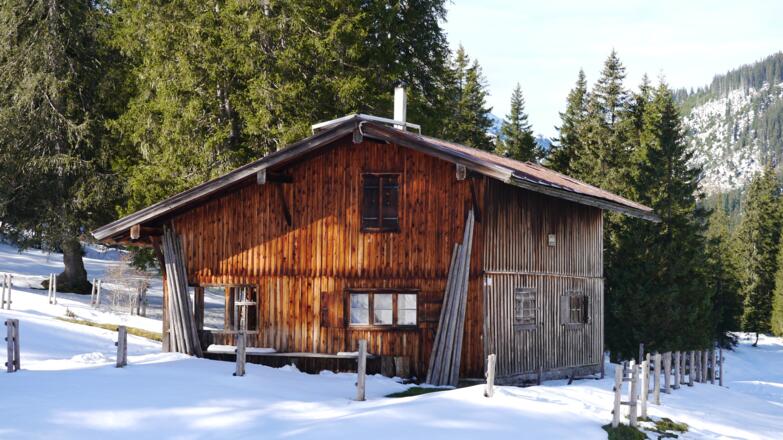 Kleine Hütte gegenüber der Jägerhütte