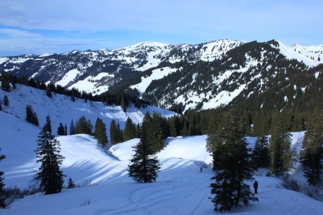 Blick nach Nordwesten in Richtung Heidenkopf